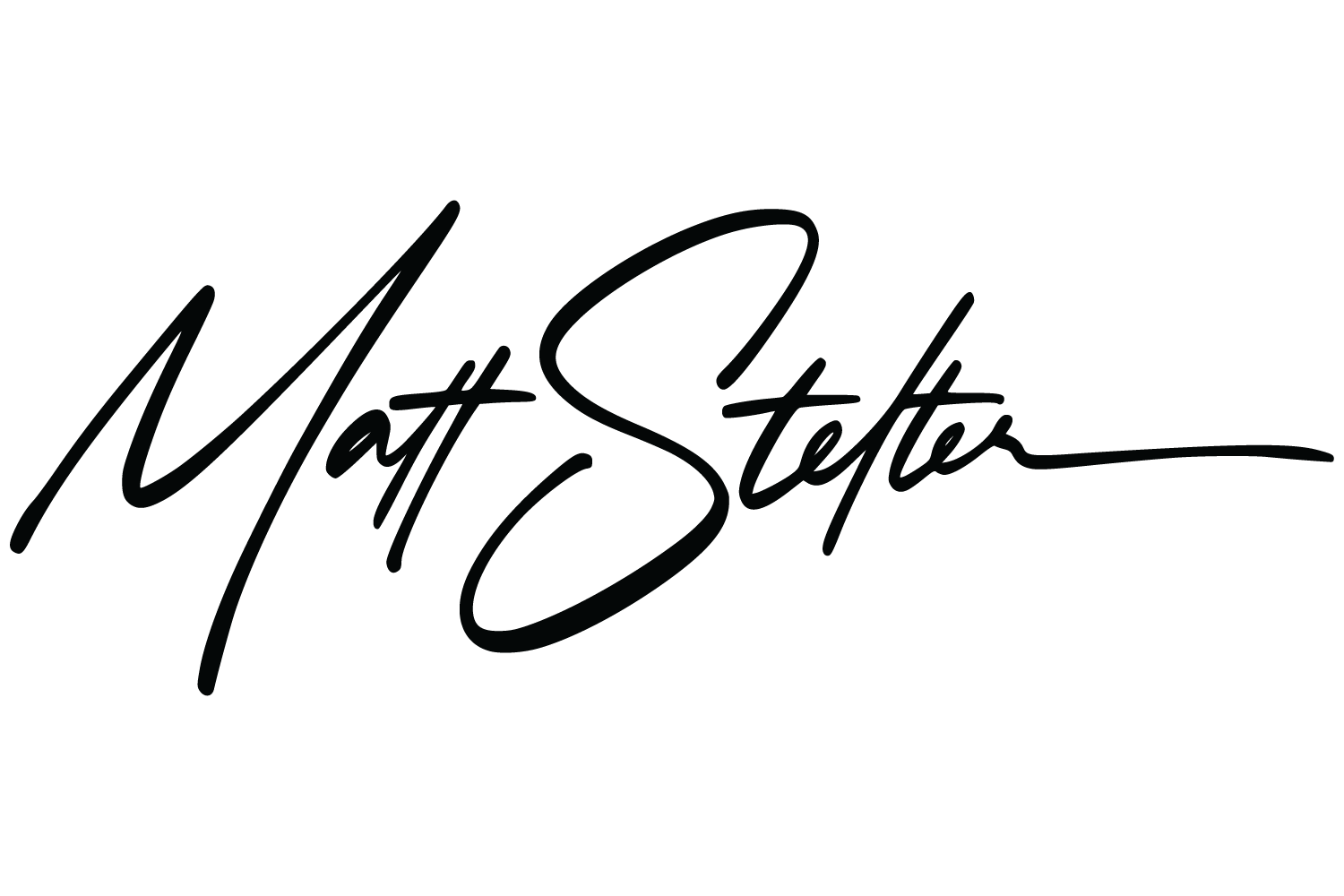 Matt Stelter Signature - Black